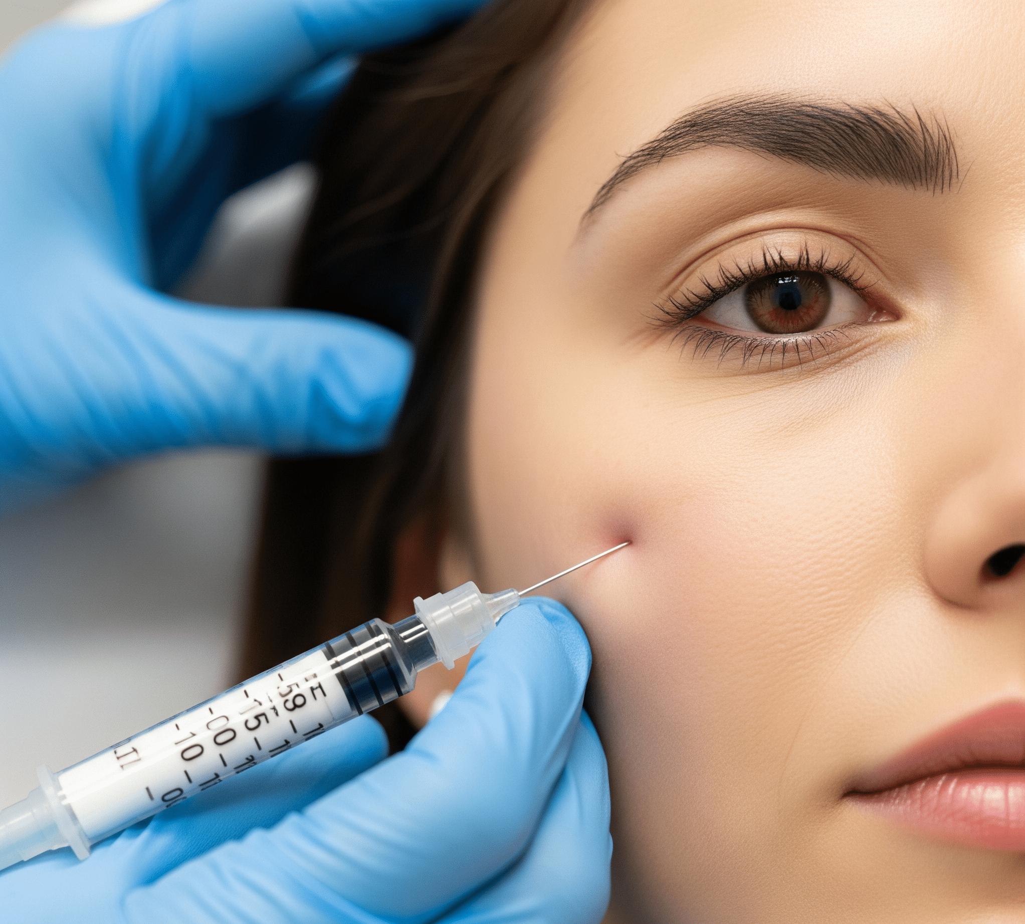 Wangenaufbau mit Fillern