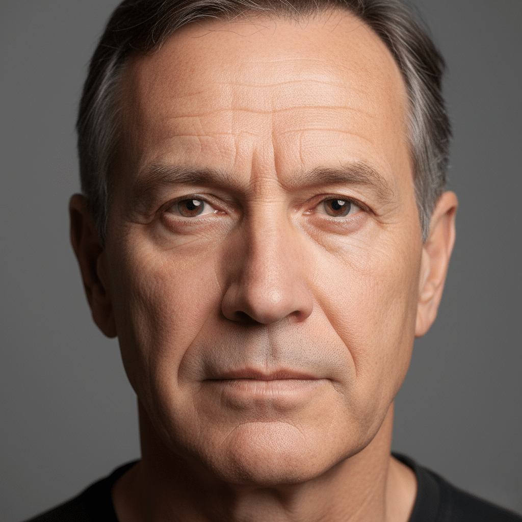 Statische Gesichtsfalten